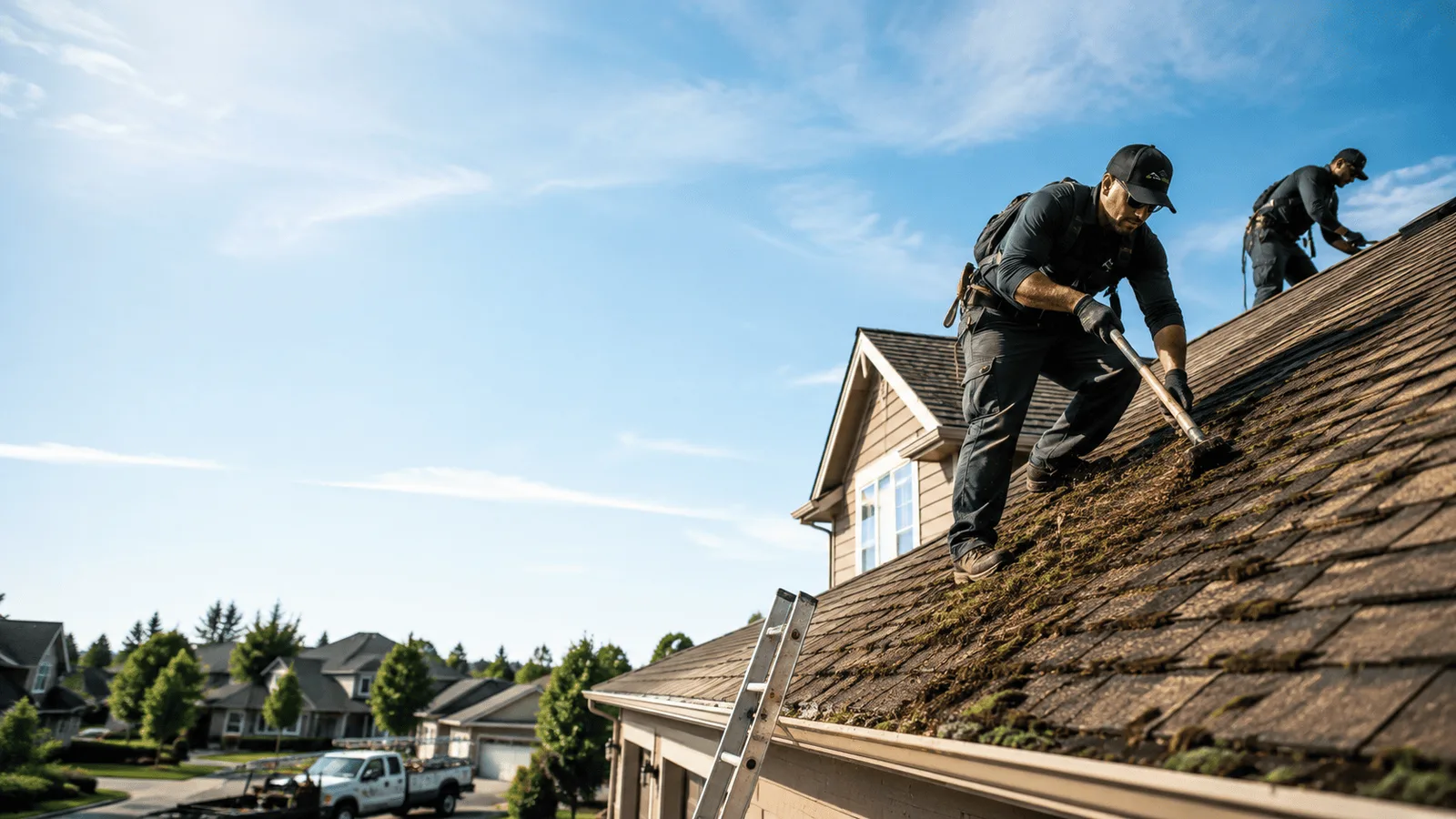 Roof Moss Removal in Lovejoy, IL near me